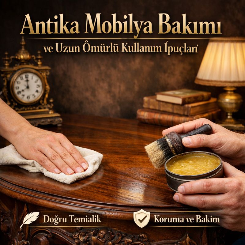 Antika Mobilya Bakımı ve Uzun Ömürlü Kullanım İpuçları