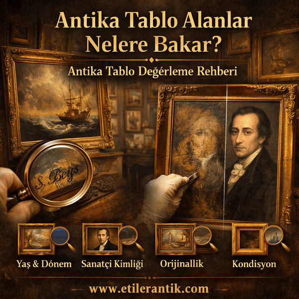Antika Tablo Alanlar Nelere Bakar? | Antika Tablo Değerleme