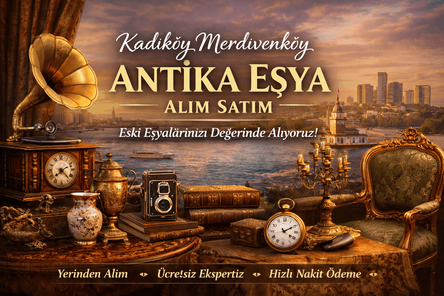 Kadıköy Merdivenköy Antika Eşya Alanlar | Antika Eşya Alım Satım Hizmeti