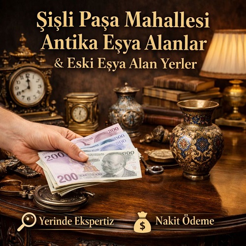 Şişli Paşa Mahallesi Antika Eşya Alanlar